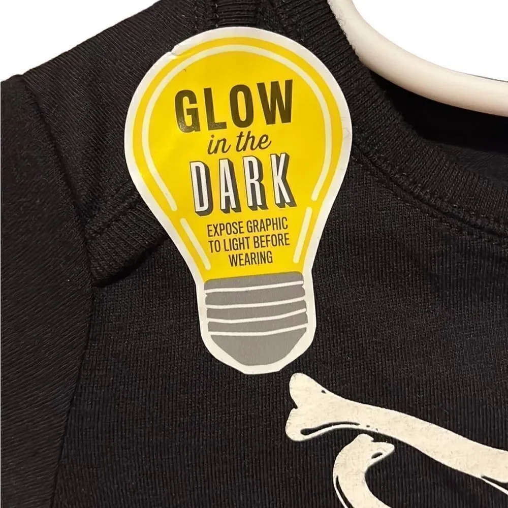 Children's Place Halloween Glow-in-the-Dark Graphic Onesie *Free Gift Included*